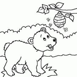 Coloring page: Bee (Animals) #113 - Free Printable Coloring Pages