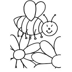 Coloring page: Bee (Animals) #91 - Free Printable Coloring Pages
