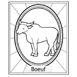 Coloring page: Beef (Animals) #1352 - Free Printable Coloring Pages