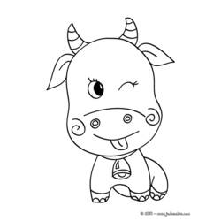 Coloring page: Beef (Animals) #1366 - Free Printable Coloring Pages