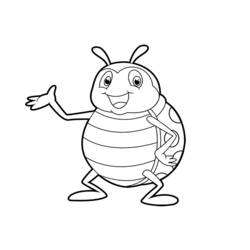 Coloring page: Bettle (Animals) #3433 - Free Printable Coloring Pages