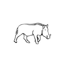 Coloring page: Boar (Animals) #14690 - Free Printable Coloring Pages