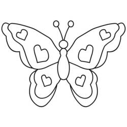 Coloring page: Butterfly (Animals) #15671 - Free Printable Coloring Pages