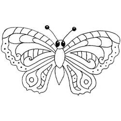 Coloring page: Butterfly (Animals) #15698 - Free Printable Coloring Pages