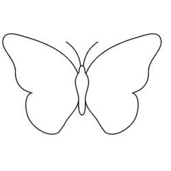 Coloring page: Butterfly (Animals) #15701 - Free Printable Coloring Pages