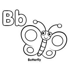 Coloring page: Butterfly (Animals) #15710 - Free Printable Coloring Pages
