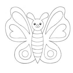Coloring page: Butterfly (Animals) #15727 - Free Printable Coloring Pages