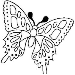 Coloring page: Butterfly (Animals) #15781 - Free Printable Coloring Pages