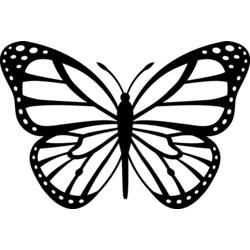 Coloring page: Butterfly (Animals) #15834 - Free Printable Coloring Pages