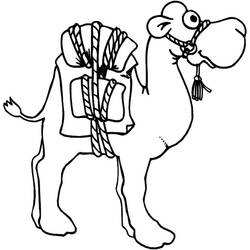 Coloring page: Camel (Animals) #1663 - Free Printable Coloring Pages