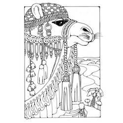 Coloring page: Camel (Animals) #1694 - Free Printable Coloring Pages