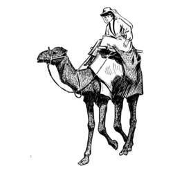 Coloring page: Camel (Animals) #1705 - Free Printable Coloring Pages