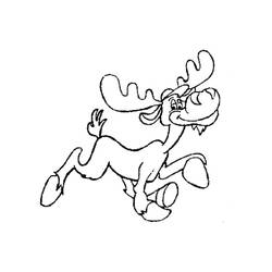 Coloring page: Caribou (Animals) #1558 - Free Printable Coloring Pages