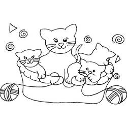 Coloring page: Cat (Animals) #1765 - Free Printable Coloring Pages