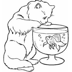 Coloring page: Cat (Animals) #1782 - Free Printable Coloring Pages