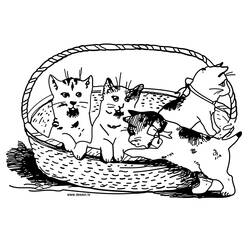 Coloring page: Cat (Animals) #1901 - Free Printable Coloring Pages