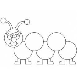 Coloring page: Caterpillar (Animals) #18240 - Free Printable Coloring Pages