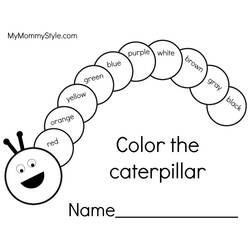 Coloring page: Caterpillar (Animals) #18242 - Free Printable Coloring Pages