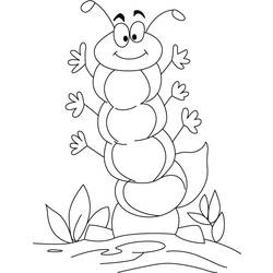Coloring page: Caterpillar (Animals) #18247 - Free Printable Coloring Pages
