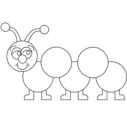 Coloring page: Caterpillar (Animals) #18255 - Free Printable Coloring Pages