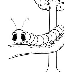 Coloring page: Caterpillar (Animals) #18259 - Free Printable Coloring Pages