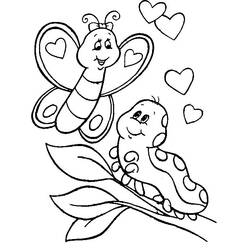 Coloring page: Caterpillar (Animals) #18290 - Free Printable Coloring Pages