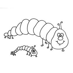 Coloring page: Caterpillar (Animals) #18292 - Free Printable Coloring Pages