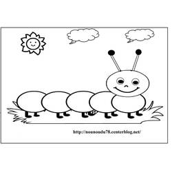 Coloring page: Caterpillar (Animals) #18312 - Free Printable Coloring Pages