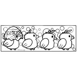 Coloring page: Chick (Animals) #15334 - Free Printable Coloring Pages