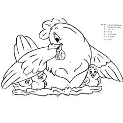 Coloring page: Chick (Animals) #15396 - Free Printable Coloring Pages