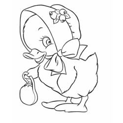 Coloring page: Chick (Animals) #15425 - Free Printable Coloring Pages