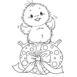 Coloring page: Chick (Animals) #15455 - Free Printable Coloring Pages