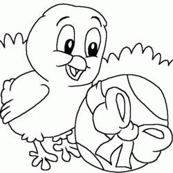 Coloring page: Chick (Animals) #15497 - Free Printable Coloring Pages