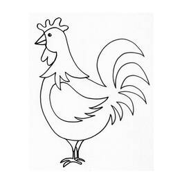 Coloring page: Chicken (Animals) #17283 - Free Printable Coloring Pages