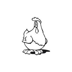 Coloring page: Chicken (Animals) #17370 - Free Printable Coloring Pages