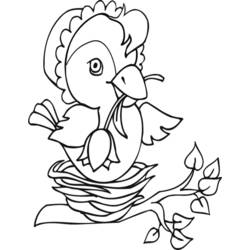 Coloring page: Chicks (Animals) #20130 - Free Printable Coloring Pages