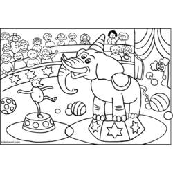 Coloring page: Circus animals (Animals) #20806 - Free Printable Coloring Pages