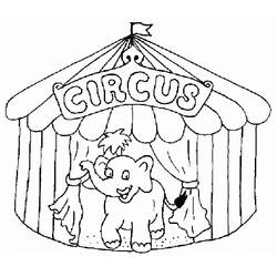 Coloring page: Circus animals (Animals) #20807 - Free Printable Coloring Pages