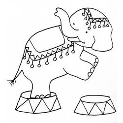 Coloring page: Circus animals (Animals) #20855 - Free Printable Coloring Pages