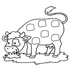 Coloring page: Cow (Animals) #13193 - Free Printable Coloring Pages