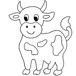 Coloring page: Cow (Animals) #13247 - Free Printable Coloring Pages