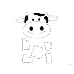 Coloring page: Cow (Animals) #13315 - Free Printable Coloring Pages