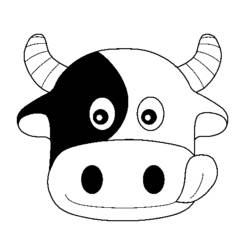 Coloring page: Cow (Animals) #13320 - Free Printable Coloring Pages
