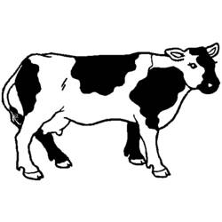 Coloring page: Cow (Animals) #13355 - Free Printable Coloring Pages