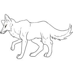 Coloring page: Coyote (Animals) #4484 - Free Printable Coloring Pages
