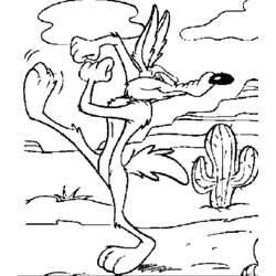 Coloring page: Coyote (Animals) #4486 - Free Printable Coloring Pages