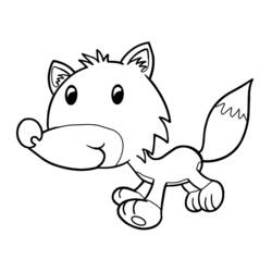 Coloring page: Coyote (Animals) #4515 - Free Printable Coloring Pages