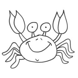 Coloring page: Crab (Animals) #4580 - Free Printable Coloring Pages