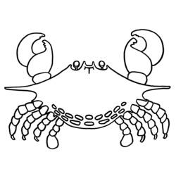 Coloring page: Crab (Animals) #4588 - Free Printable Coloring Pages