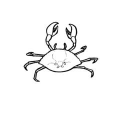 Coloring page: Crab (Animals) #4628 - Free Printable Coloring Pages